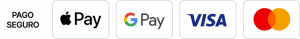 Métodos de pago disponibles en la tienda, para realizar un pago seguro.
